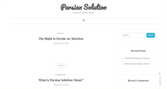 Desktop Screenshot of parsiansolution.com